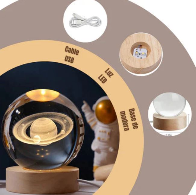 Lámpara esférica 3D